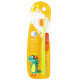 Детская зубная щетка Revyline Kids S4800 салатовая - оранжевая, Soft